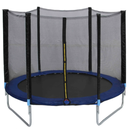 Τραμπολίνο TRAMPOLINE με δίχτυ προστασίας Διάμετρο 180cm και ύψος 180cm για μέγιστο βάρος έως 80