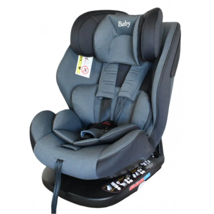 Καθισματάκι αυτοκινήτου Baby για βάρος 0 έως 36kg περιστρεφόμενο 360 μοίρες με isofix